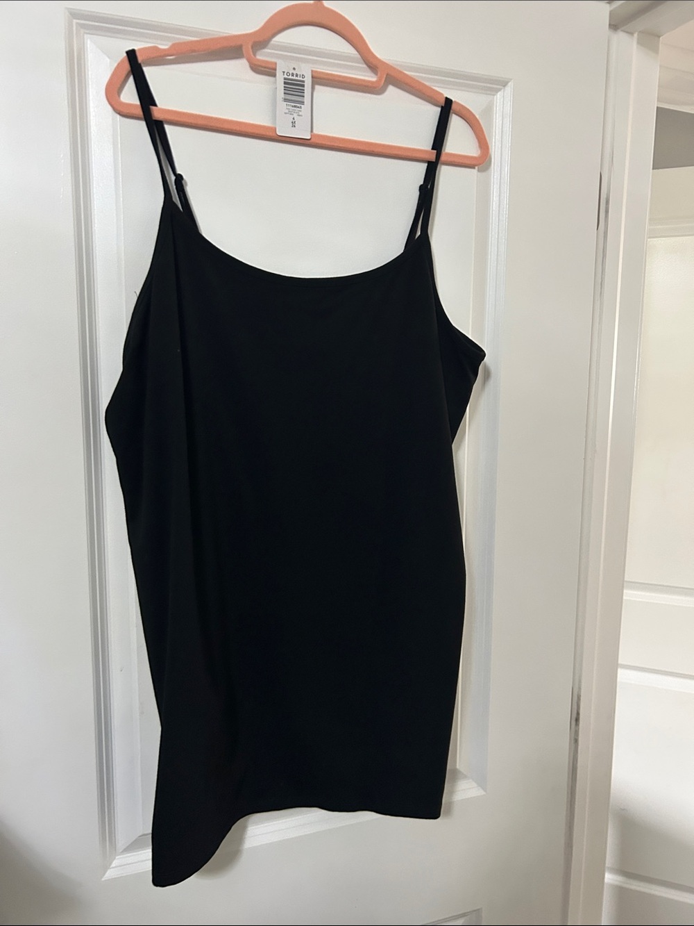 torrid Black Adjustable Spaghetti Strap Camisole